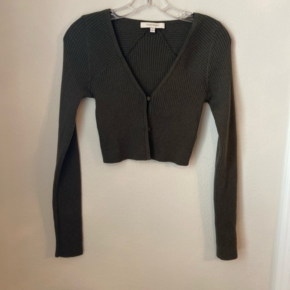 Favorite Daughter Dark Green Darcy Cardigan - Picture 2 of 7